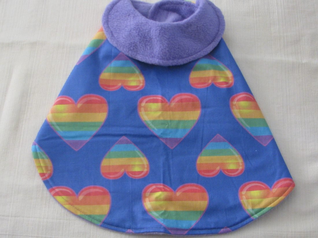 Rainbow Concho Fleece — Right side view