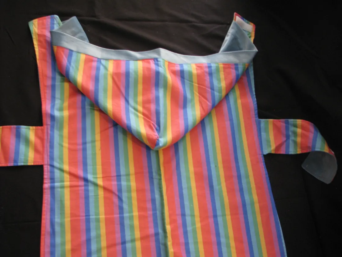 Rainbow Stripe — new coat view