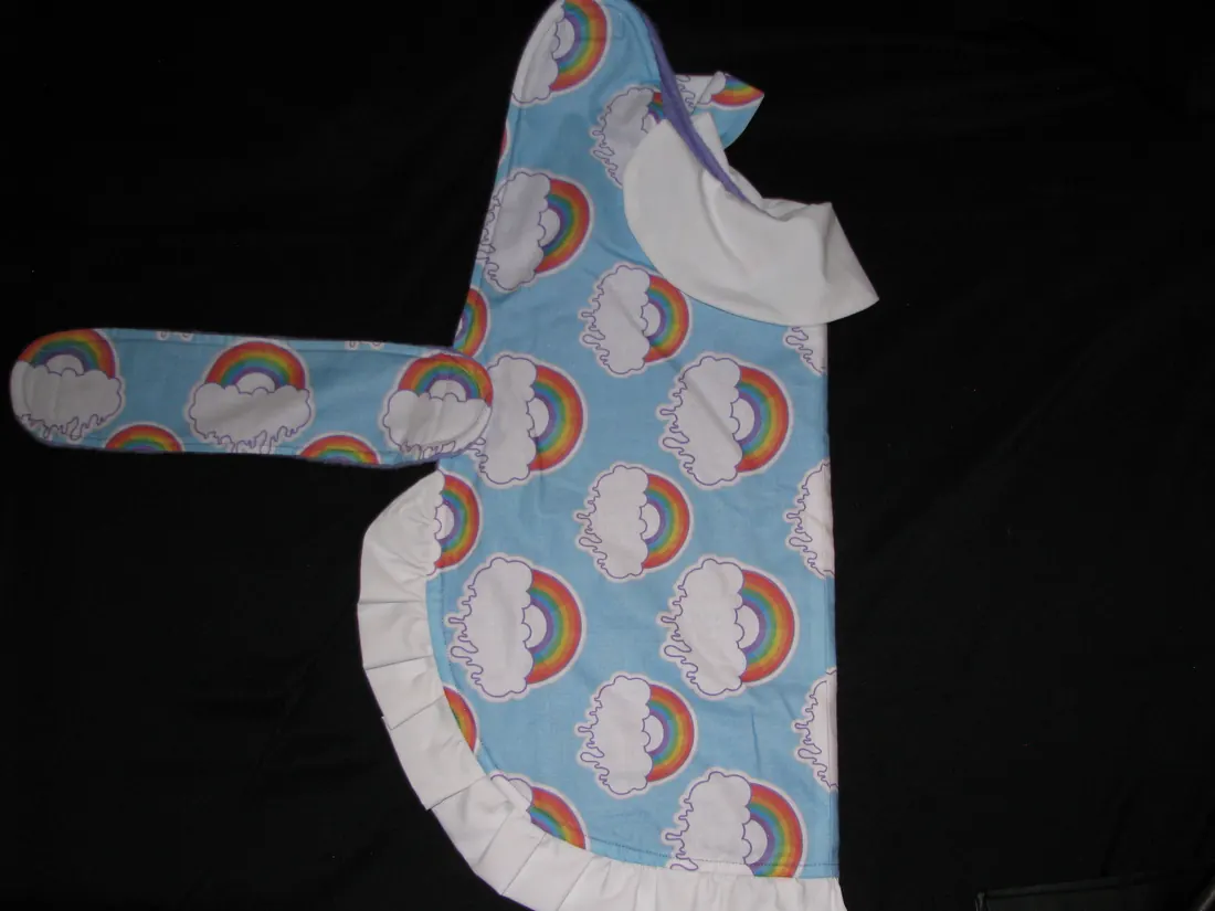 Gay Rainbow and Cloud — new coat view