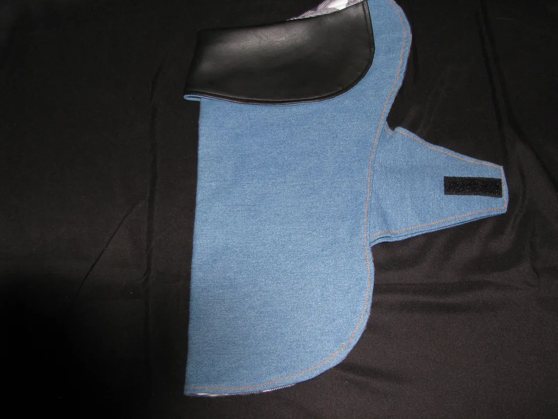 Denim Black Collar — new coat view