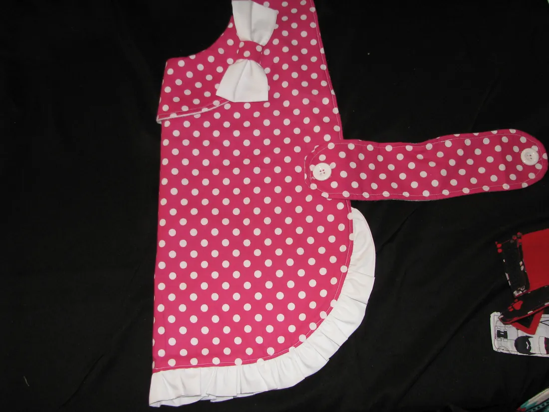Pink Polka Dot — new coat view