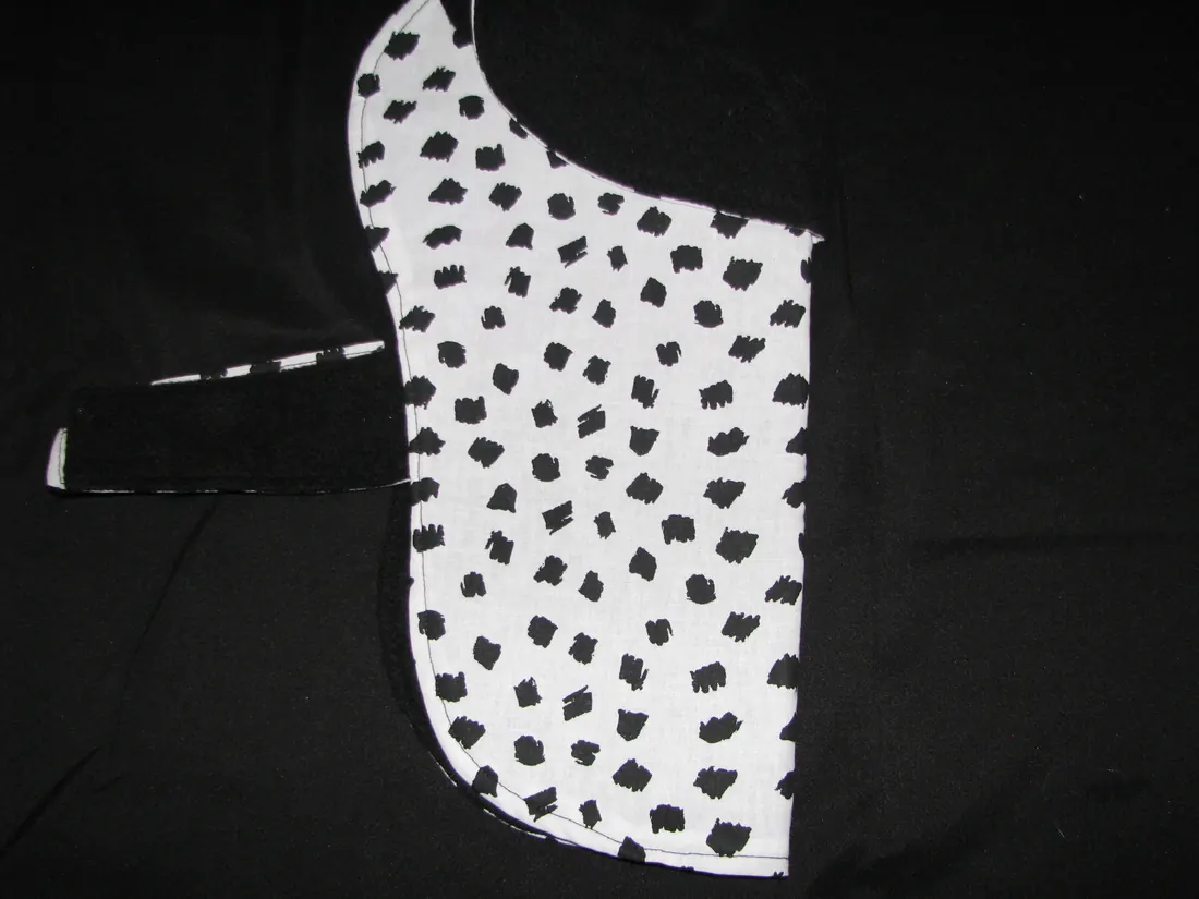 Black and White Blotch — new coat view
